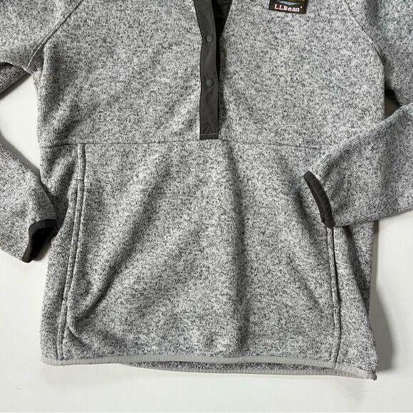 L.L.Bean Hooded Sweater Fleece Pullover XS - Picture 9 of 13
